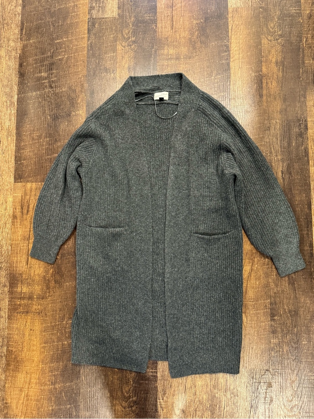 Universal thread Gray Open Front Women's thick Sweater